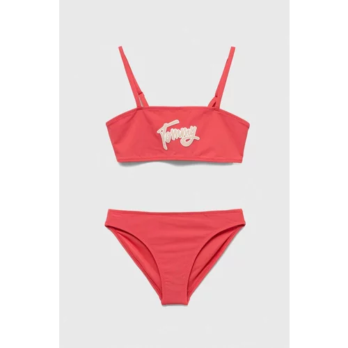 Tommy Hilfiger Dječji dvodijelni kupaći kostim boja: ružičasta