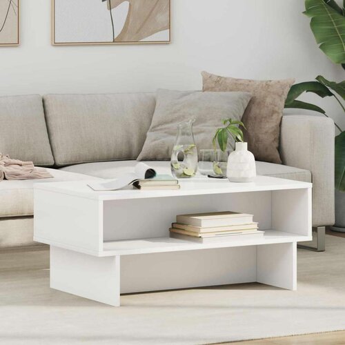  Stolić za kavu Bijelo 80 x 46 x 35 cm Konstruirano drvo Cijene
