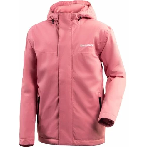 Klimatex FISTANA Dječja jakna s kapuljačom za aktivnosti na otvorenom, ružičasta, veličina