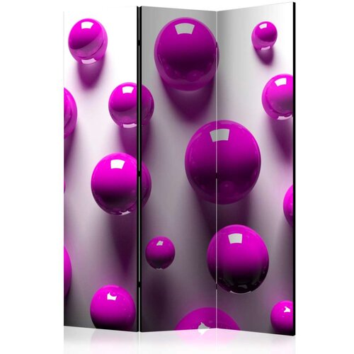  Paravan u 3 dijela - Purple Balls [Room Dividers] 135x172 Slike
