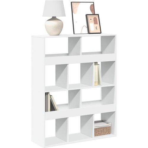  Regal za knjige bijeli 100 x 33 x 125,5 cm konstruirano drvo Cijene