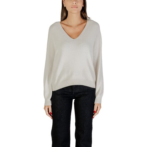 Liu Jo Puloverji MAGLIA CHIUSA M/L MF5233 MA27R Bela Slike