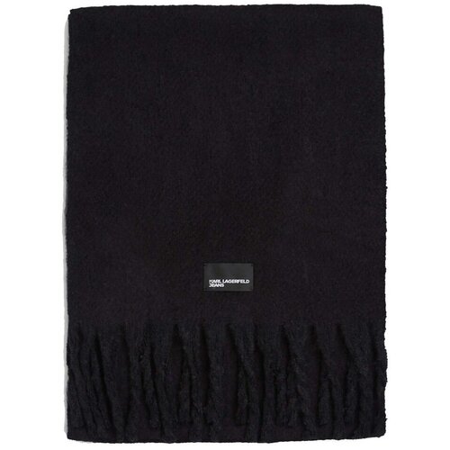 Karl Lagerfeld &amp;Scaron;ali &amp;amp; Rute KLJ CHUNKY FURRY SCARF Črna Slike