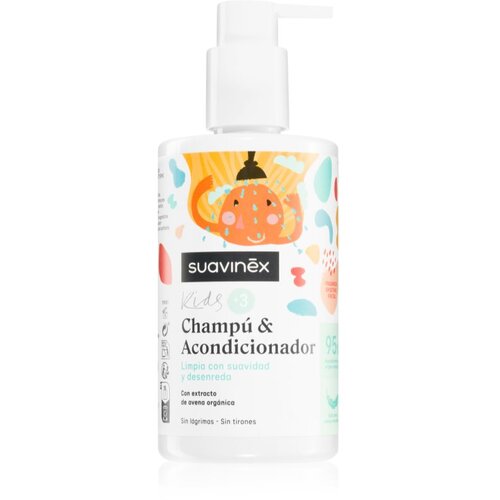 Suavinex Kids Shampoo &amp;amp; Conditioner &amp;scaron;ampon in balzam 2 v1 za otroke 3 y+ 300 ml Slike
