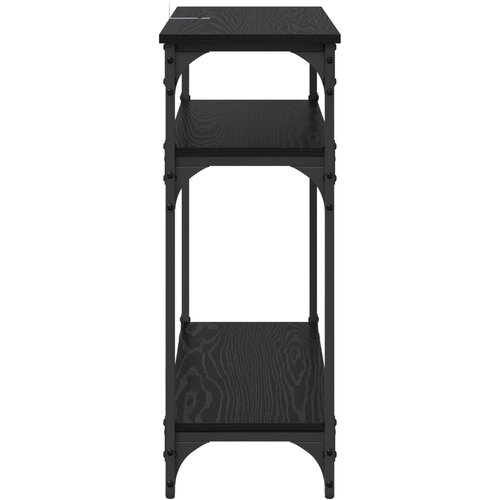  Konzolna stolica Crni hrast 75 x 29 x 75 cm Konstruirano drvo Slike