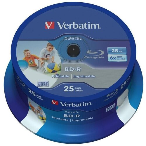 Verbatim 1x25 BD-R Blu-Ray 25GB 6x Speed DL Wide Printable CB Cijene