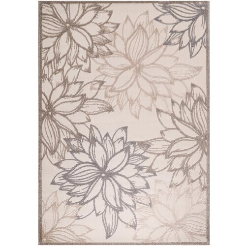 Lesnina XXXL TEKAČ Floral 80/200 cm tkano krem barve, bež Cene