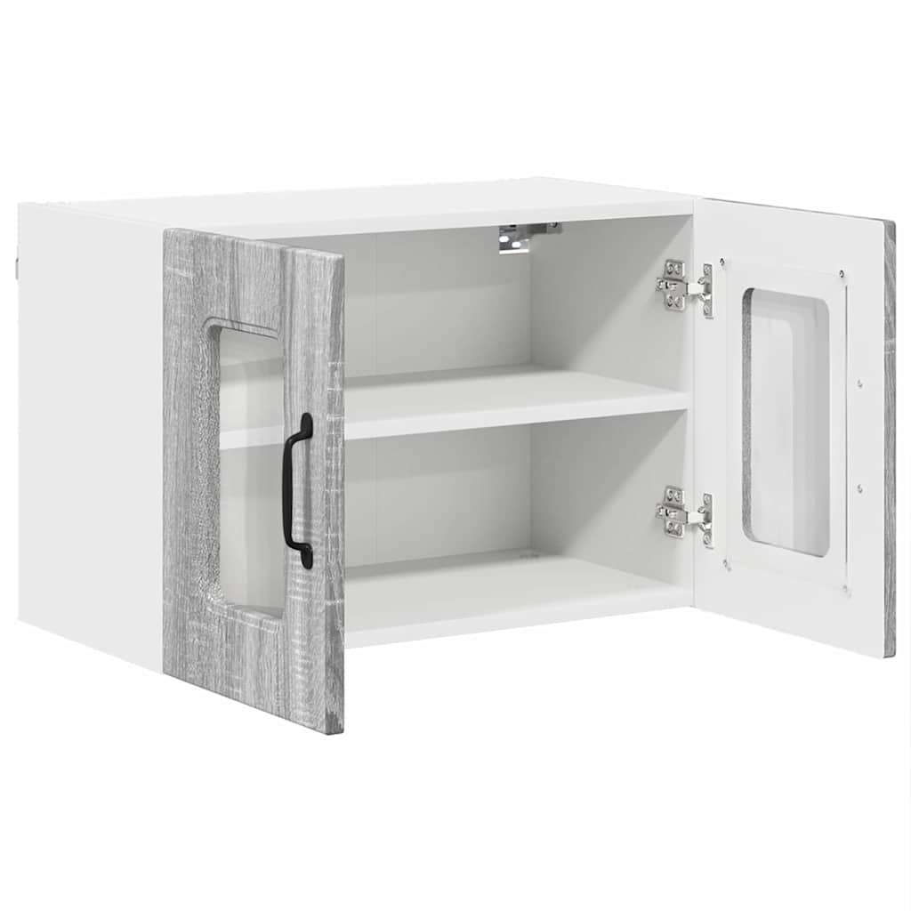  Zidni kuhinjski ormarić s policom Siva Sonoma 60 x 31 x 40 cm Slike