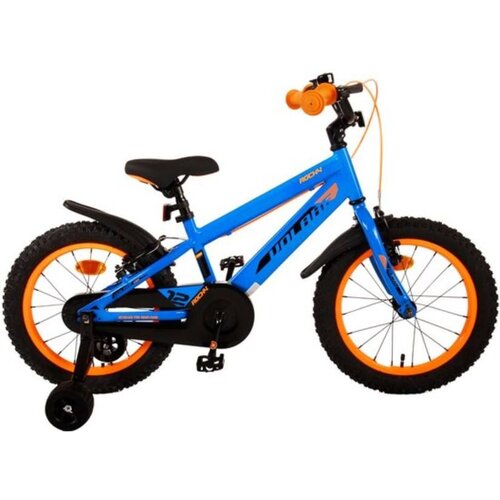  Dječji bicikl Volare Rocky 16&amp;Prime; plavi s dvije ručne kočnice Slike