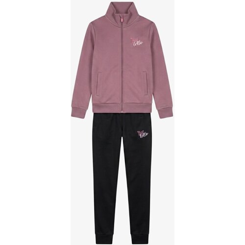 Lotto Dečija komplet trenerka Girls Tracksuit, Bordo-crni Slike