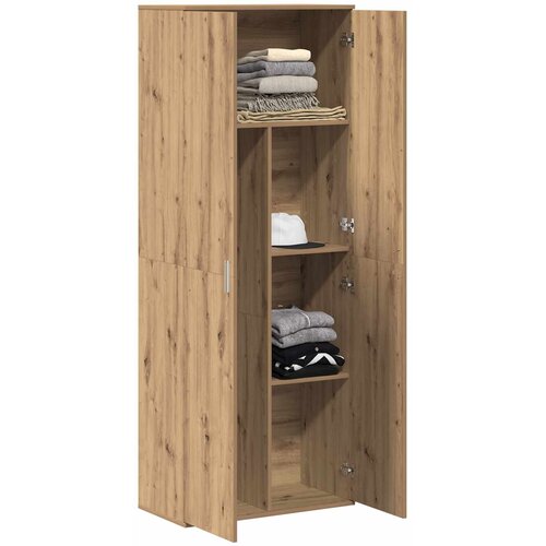  Highboard Umjetnički hrast 70 x 33.5 x 180 cm Konstruirano drvo Slike