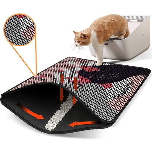 WALLXPERT Nrszn0218 multicolor cat litter mat Cene