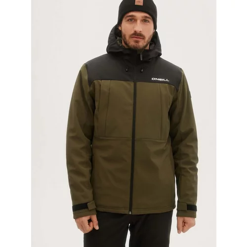 O'neill FLINT JACKET Muška jakna za skijanje/snowboard, khaki, veličina