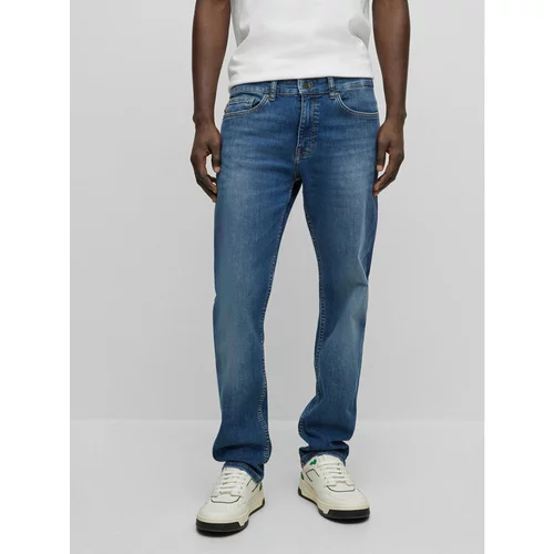 Boss Jeans hlače 50495953 Modra Slim Fit