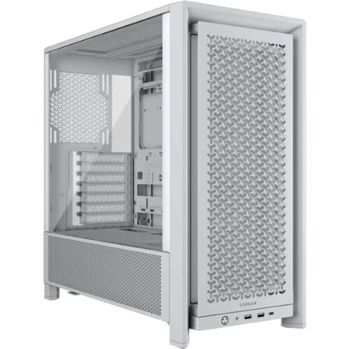 Corsair FRAME 4000D RS Case3xRS120 fans, 360mm radiator170mm cooler, 430mm GPU, ATX, White Cijene