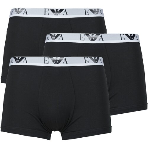 Emporio Armani Boksarice EM000259 PACK DE 3 Črna Cene