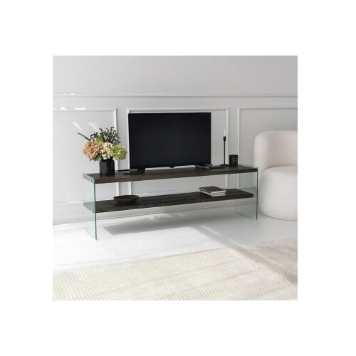 Hanah home TV polica Aqua TV Anthracite Slike