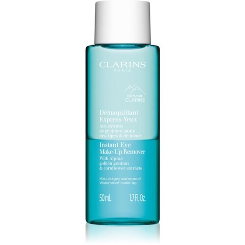 Clarins Cleansing Instant Eye Make-Up Remover dvofazni odstranjevalec ličil za okoli oči za občutljive oči 50 ml Slike
