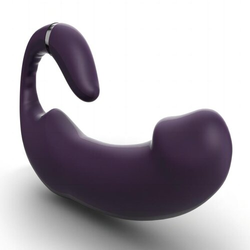 Tracy&amp;#039;s Dog C Shape Double-Ended Dildo Vibrator Purple Slike