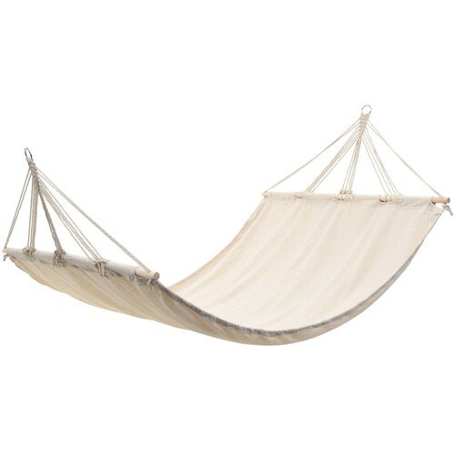 Furnova Viseča Mreža s Palico 210 x 150 cm Kremne Barve, (21930447) Slike