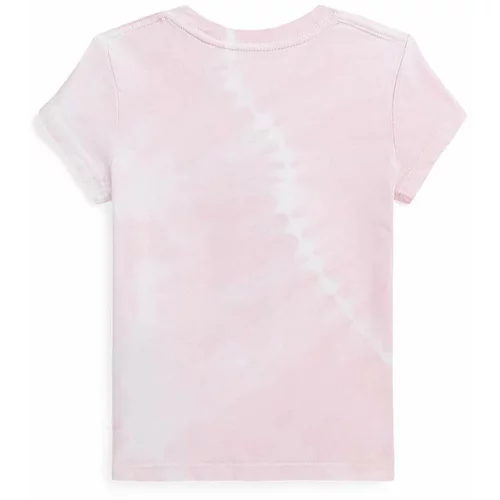 Polo Ralph Lauren Dječja pamučna majica kratkih rukava boja: ružičasta