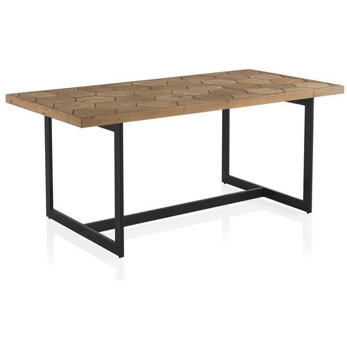 Geese Jedilna miza s plo&amp;scaron;čo iz jesenovega lesa Honeycomb, 178 x 90 cm Slike