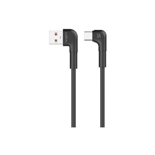 Maxlife MXUC-09 kabal (USB-C) 2m 3A crni ( 21347 ) Cene