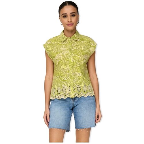 Only Topi & Bluze Lou Life Shirt - Caming Gear/Unamedle Zelena Cene