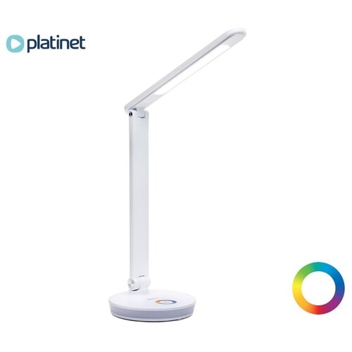 Platinet namizna LED svetilka PDL400RGB, bela Cene