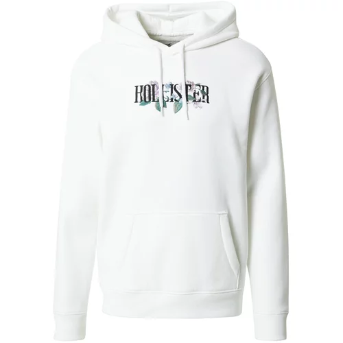Hollister Sweater majica zelena / roza / crna / bijela