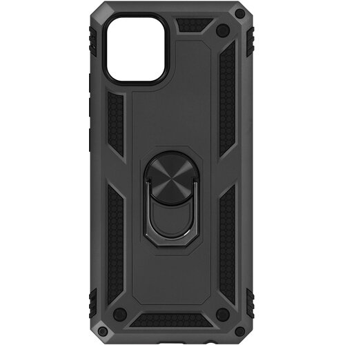AVIZAR Trden ovitek iz dveh materialov za Samsung Galaxy A03 s podpornim obrocem - crn, (20717024) Cene