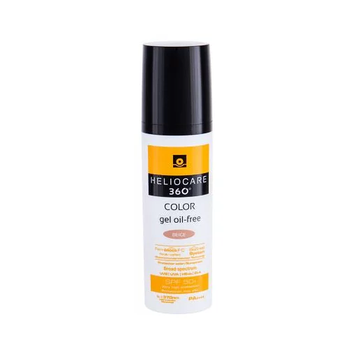 Heliocare 360° SPF50+ obarvana zaščitni gel 50 ml odtenek beige za ženske
