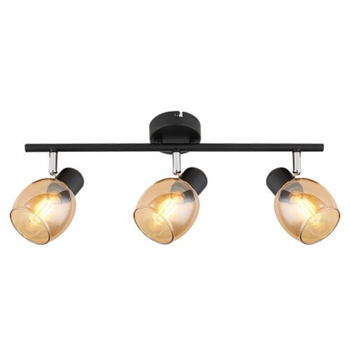 Mitea Lighting M195130 crna+braon spot lampa 3xE14 40W Slike