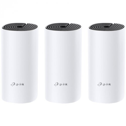 Tp-link Deco M4 (3-pack) AC1200 Whole-Home Mesh Wi-Fi System,Qualcomm CPU,867Mbps at 5GHz+300Mbps at 2.4GHz,2 Gigabit Ports, 2 i Cijene