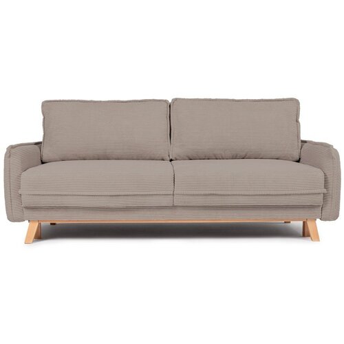 Bonami Selection Smeđe-siva sklopiva/s prostorom za odlaganje sofa od samta 218 cm Tori &amp;ndash; Slike