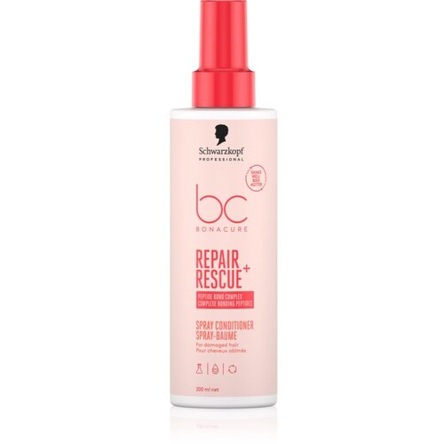 Schwarzkopf Professional BC Bonacure Repair Rescue+ balzam brez spiranja za po&amp;scaron;kodovane lase 200 ml Slike