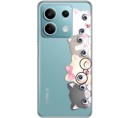 torbica silikonska print skin za xiaomi redmi note 13 4G (eu) cats Slike