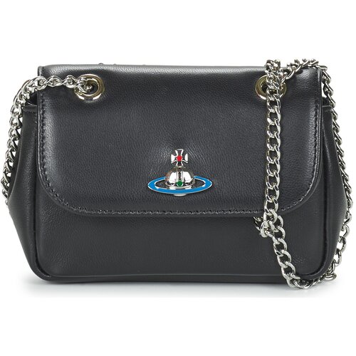 Vivienne Westwood Torbe za čez ramo NAPPA SMALL PURSE Črna Slike