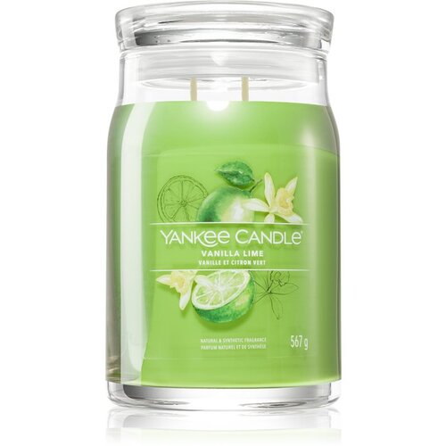 Yankee Candle Vanilla Lime dišeča sveča Signature 567 g Cene