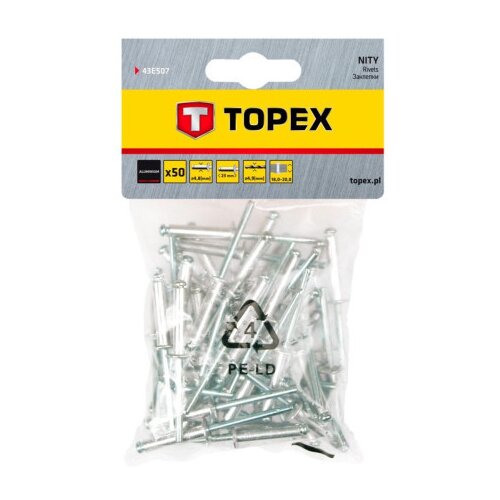 Topex pop nitne 4,8x23mm 50kom ( 43E507 ) Cene