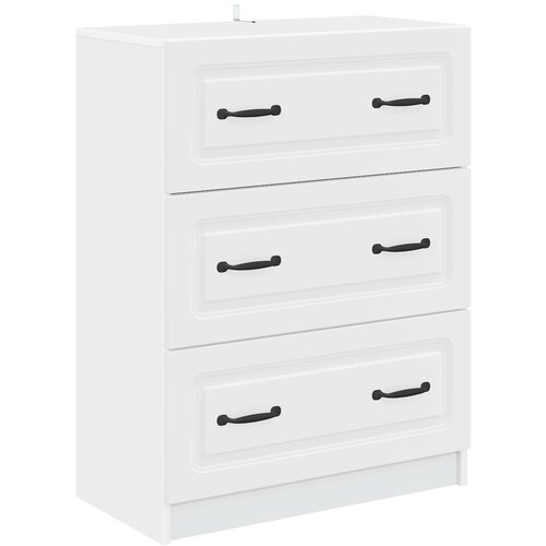  Ormar s ladicama Bijela 66 x 34,5 x 87 cm Konstruirano drvo Cene
