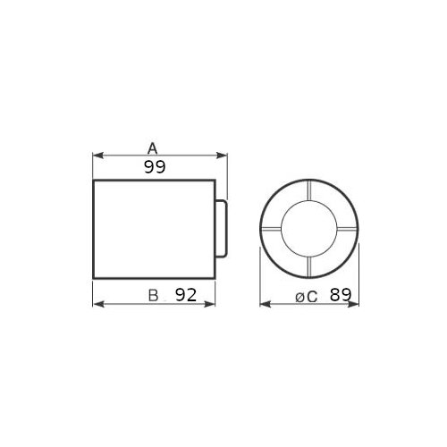 Vortice kopalni&amp;scaron;ki aksialni cevni ventilator punto ghost mg 100/4 ll (11100) Slike