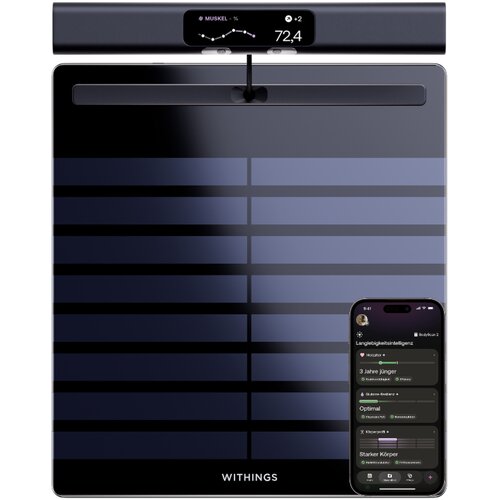 Withings Body Scan 2 WBS15-Black-All-Int povezana zdravstvena stanica, crna 60+ biomarkera Cijene