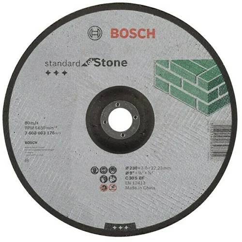 Bosch Rezni disk Standard for Stone (Promjer rezne ploče: 230 mm, Debljina plohe: 3 mm, Koljenasto)