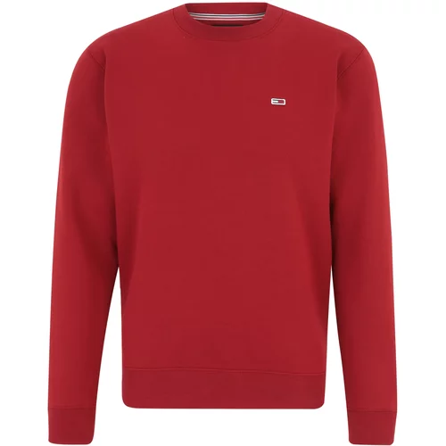 Tommy Jeans Sweater majica crvena / bijela