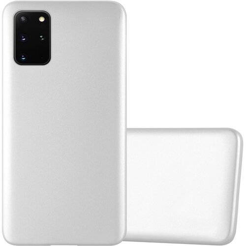 Cadorabo Case, združljiv s Samsungom v kovinskem srebru - za&amp;scaron;čitni pokrov, narejen iz fleksibilnega silikona TPU, (20588680) Slike