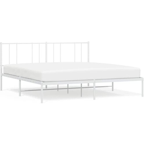  okvir za krevet s uzglavljem bijeli 183x213 cm Slike