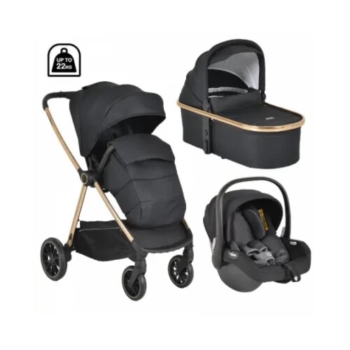 Venco KOLICA HYDRA BLACK 3U1 SA AUTOSEDIŠTEM ISIZE (CAN60140) Cene