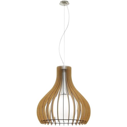 Eglo 61719 - visilica na sajli tindori, 1xE27/60W/230V, prečnik 60 cm, braon Cene
