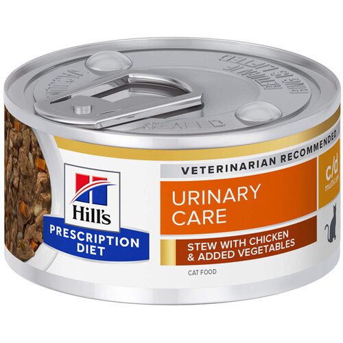 Hill’s PD Cat C/D Multicare Stress Urinary Care Pi&scaron;čanec/Zelenjava 82 g konzerva Cene